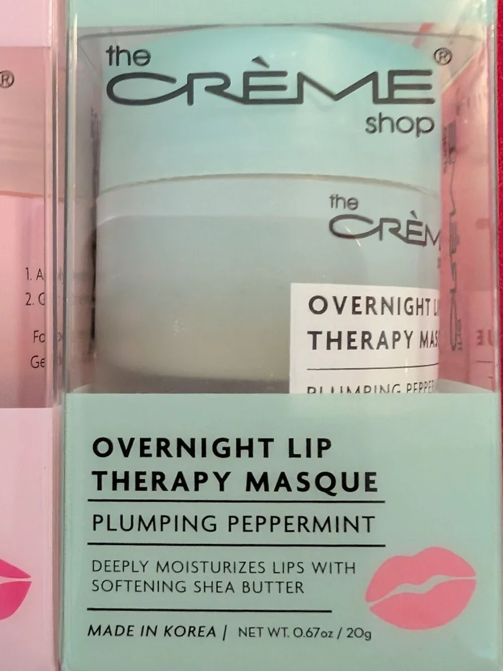 2 Overnight Lip Therapy Masque Sweet Berries & Plumping Peppermint Bundle
